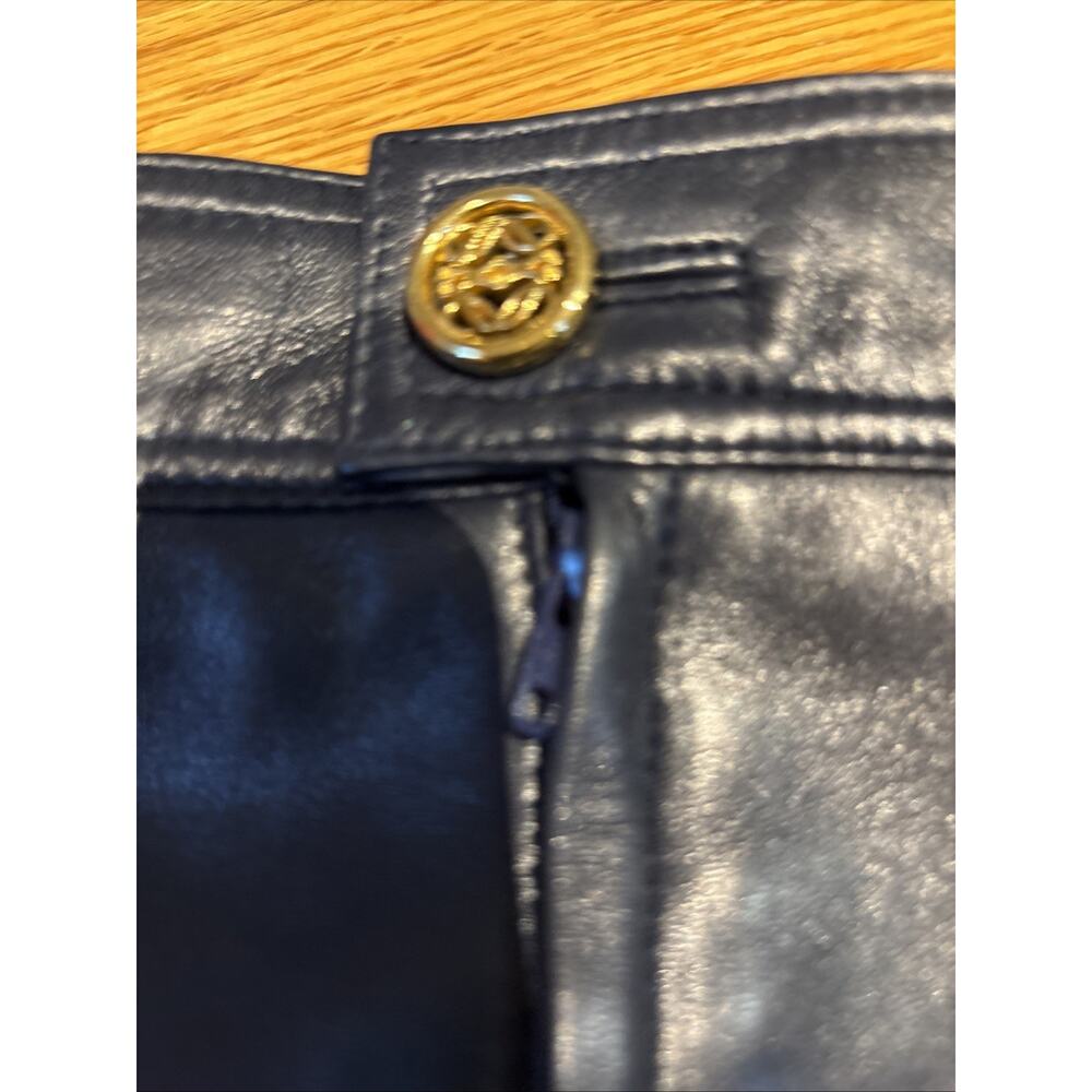 Loewe Black Leather Midi Skirt - Picture 6 of 14